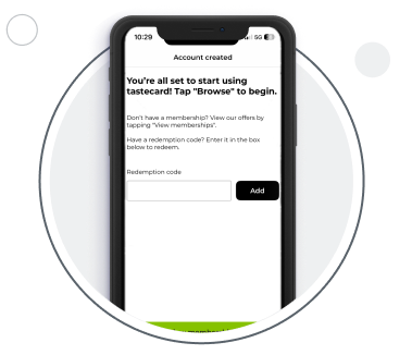 Verify your email and redeem your code