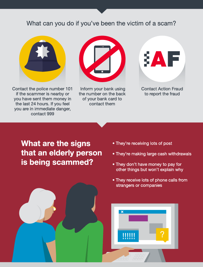 Infographic - Elderly People and Scams