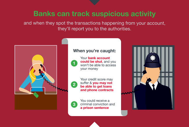 Infographic - What Is A Money Mule?